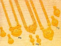 gold necklace set GNS-013