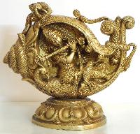 god brass sculpture