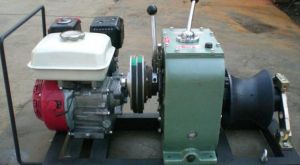 Electric Power Line Construction Grinder, Cable Winch