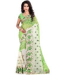 Green Georgette Sarees