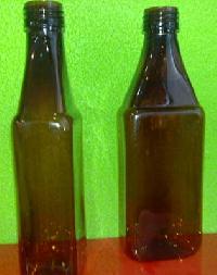 200ml Amber PET Bottle Flat