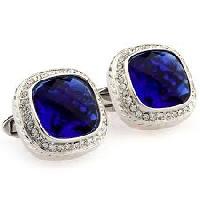 gemstone cuff links