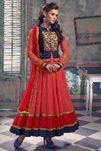 Patel Marketers  Royal pink georgette desiner salwar suit pm-13