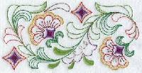hand embroidery border
