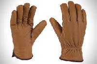 leather gloves leather