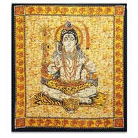 Lord Shiva Printed Tapestry