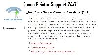 Canon Printer Technical Support