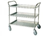 stainless steel kitchen trolley