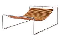 Aluminum Wooden Outdoor Lounge Chair