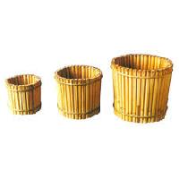 bamboo flower planters