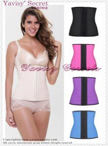 9 Steel Bones Waist Trainer Latex Waist Cincher