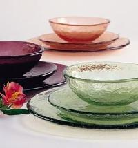 glass dinnerware