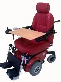 Deluxe powered Reclining powered wheelchair