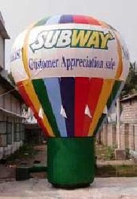 Subway Inflatable Hot Air Balloon Shape