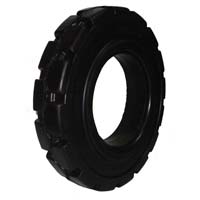 Plain Type Solid Rubber Tyre