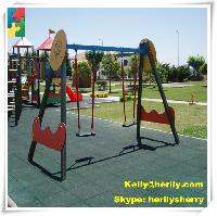 Safety Playground Rubber Tile, Rubber Flooring Tile