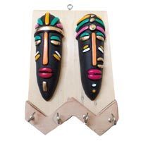 Multicolour Facemask Key Holder