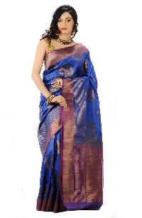 Midnight Blue Saree