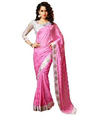 Gorgeous Pink Kangna Saree