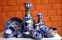 blue pottery handicraft