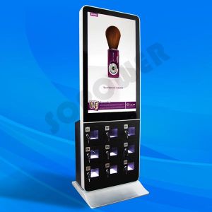 42 Inch HD LCD Screen Digital Signage Player and Phone Charging Statio