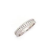 platinum studded ring