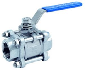 Ball Valve. Full Port. 3pc Design. Screwed