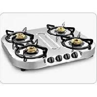 4 burner stainless steel stove