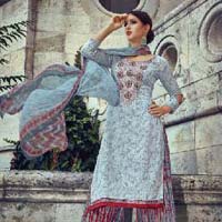 Glaze Cotton Palazzo Suit Material