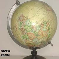 simple metal base globe