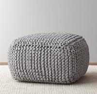 Knitted Poufs