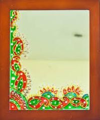 Glass Mirror Painting