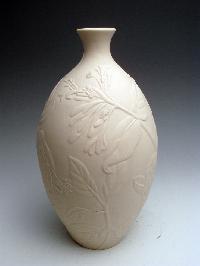 clay artifacts flower vase