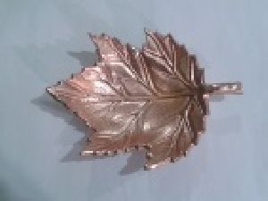 Copper Vintage Leaf Tray