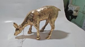 Gold Deer Statue