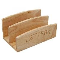 wooden letter racks