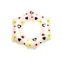 Hexagon Shaped Baby Plastic Teether