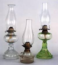 antique kerosene lamps