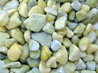 Lemon Yellow Tumbled Pebbles Stones