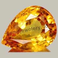 Brazilian Yellow Sapphire Gemstones