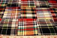 madras patchwork fabrics
