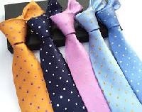 printed silk neck ties