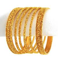 fancy gold bangles