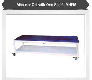 Attender Cot with One Shelf