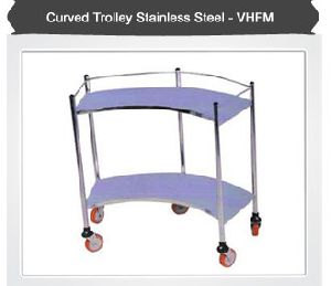 Curved Trolley Stainless Steel