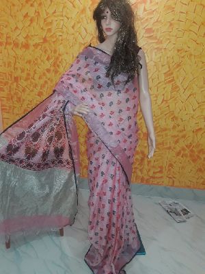 Printed Linen Sarees