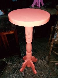 Painted Round Table