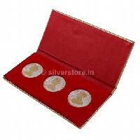 30 gm Gold Plated Silver Queen Victoria & King George Coins