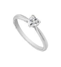 0.40 ct Size to 3 Size Hart Diamond Ring For Women