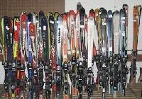 used skiing equipment